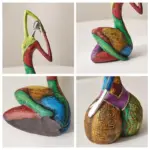 Abstract Colorful Woman Statue tag1