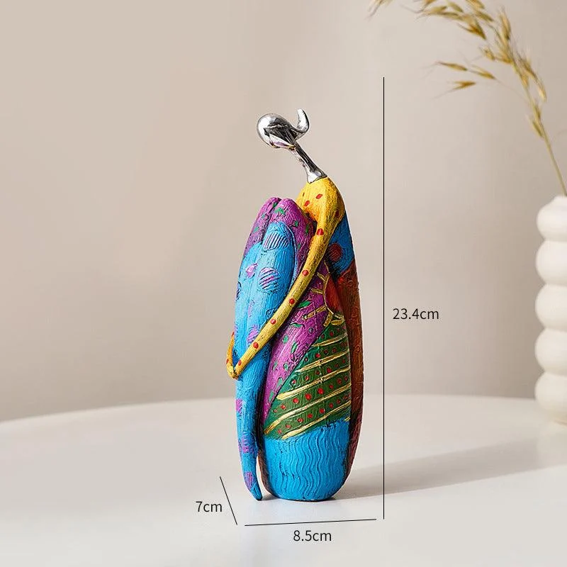 Abstract Colorful Woman Statue -  - #tag1#