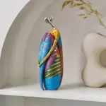Abstract Colorful Woman Statue tag1