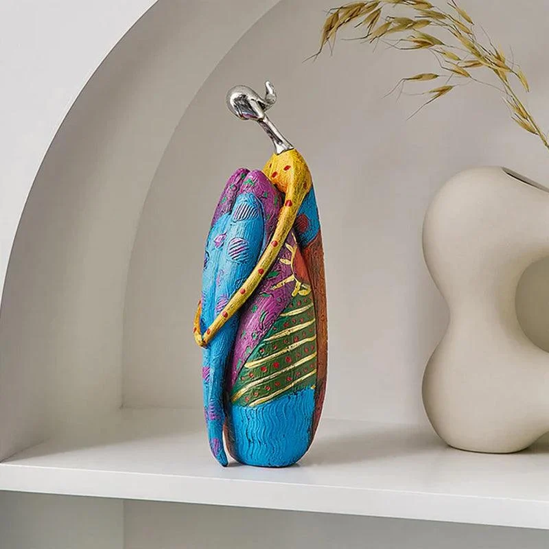 Abstract Colorful Woman Statue -  - #tag1#