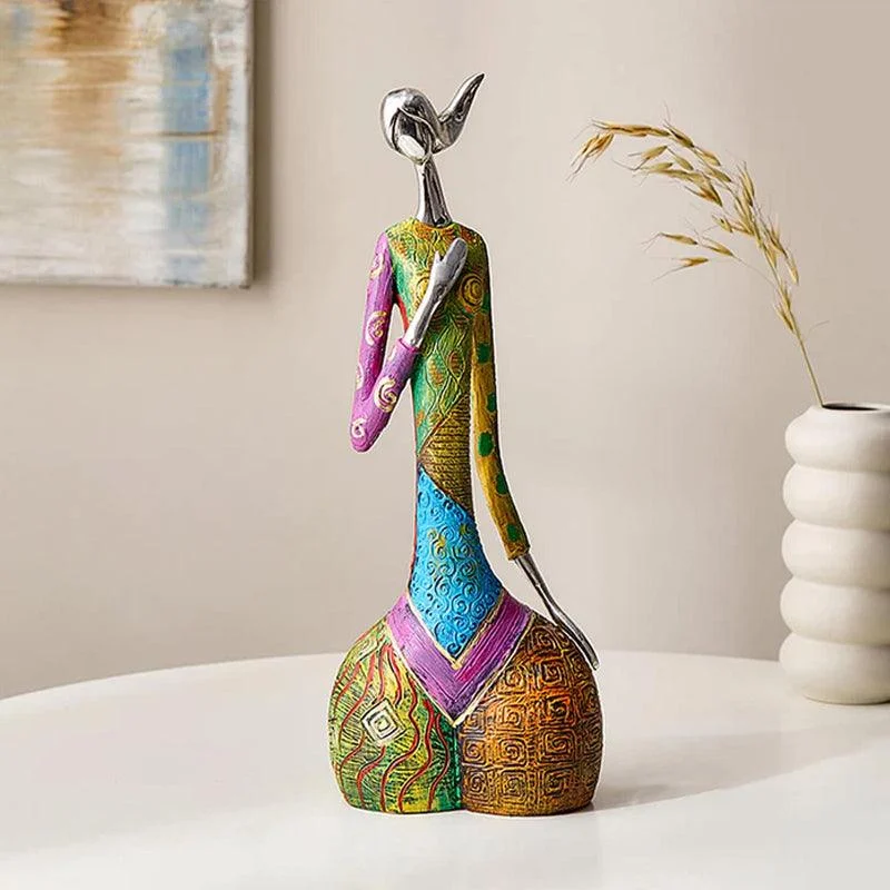 Abstract Colorful Woman Statue -  - #tag1#