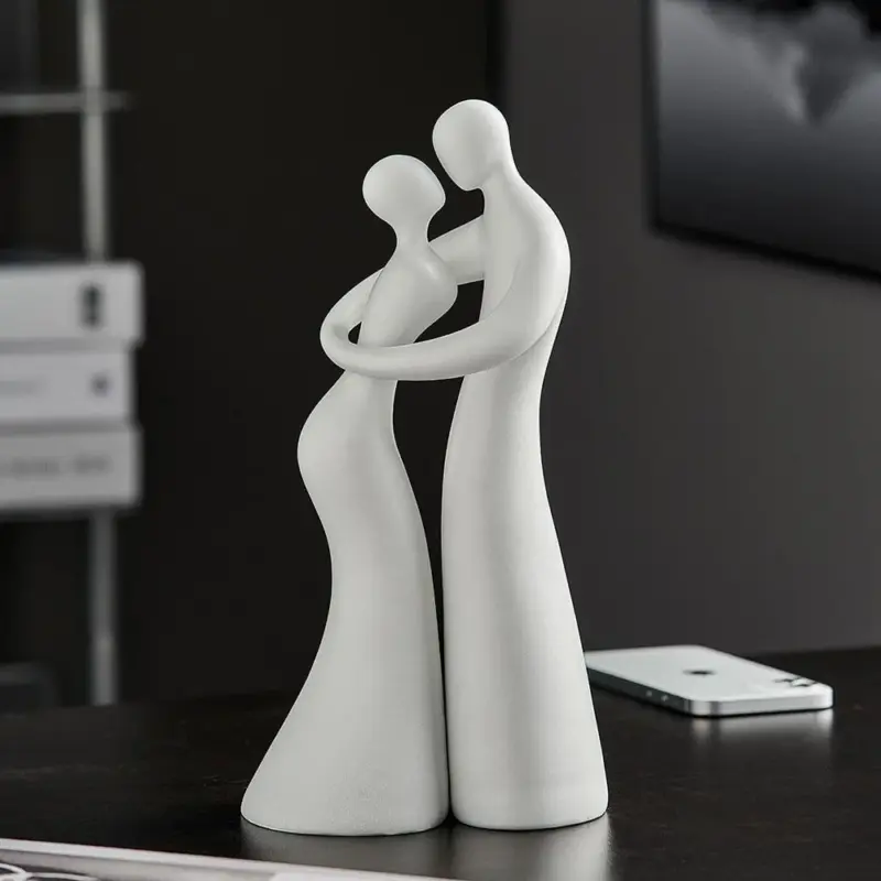 Abstract Cuddled Up Lovers tag1