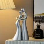 Abstract Cuddled Up Lovers tag1
