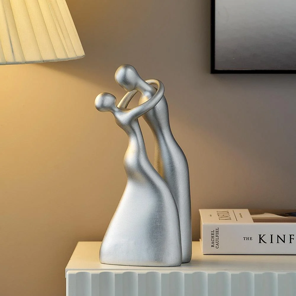 Abstract Cuddled Up Lovers -  - #tag1#