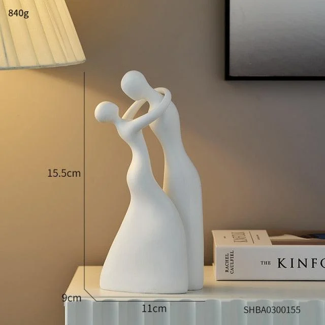 Abstract Cuddled Up Lovers -  - #tag1#