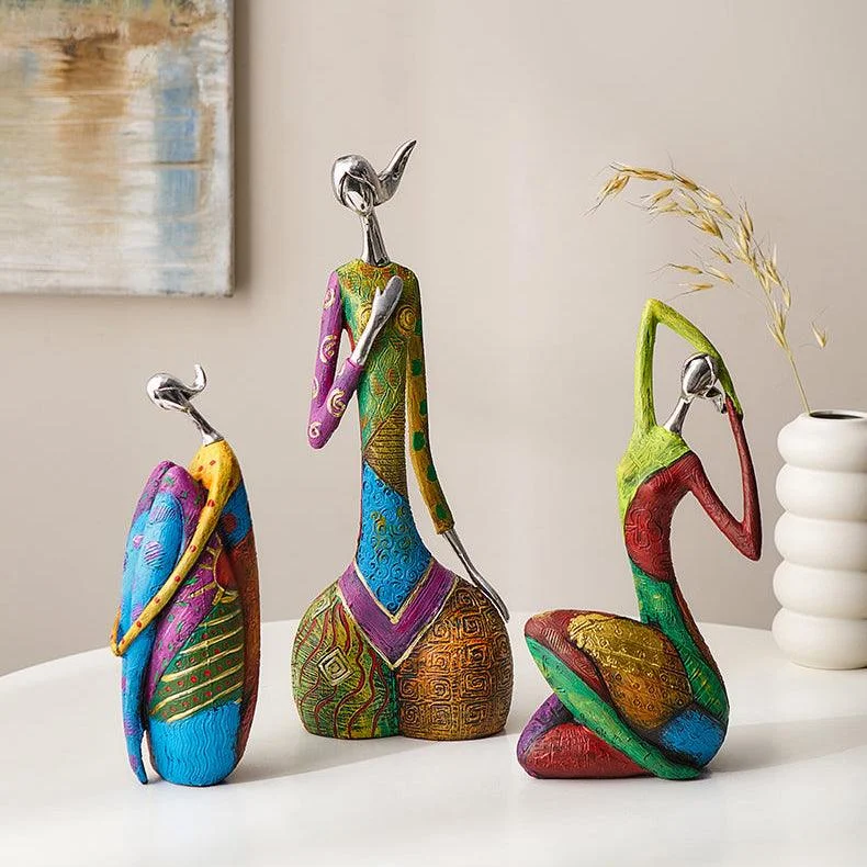 Abstract Cultural Woman Sculpture -  - #tag1#