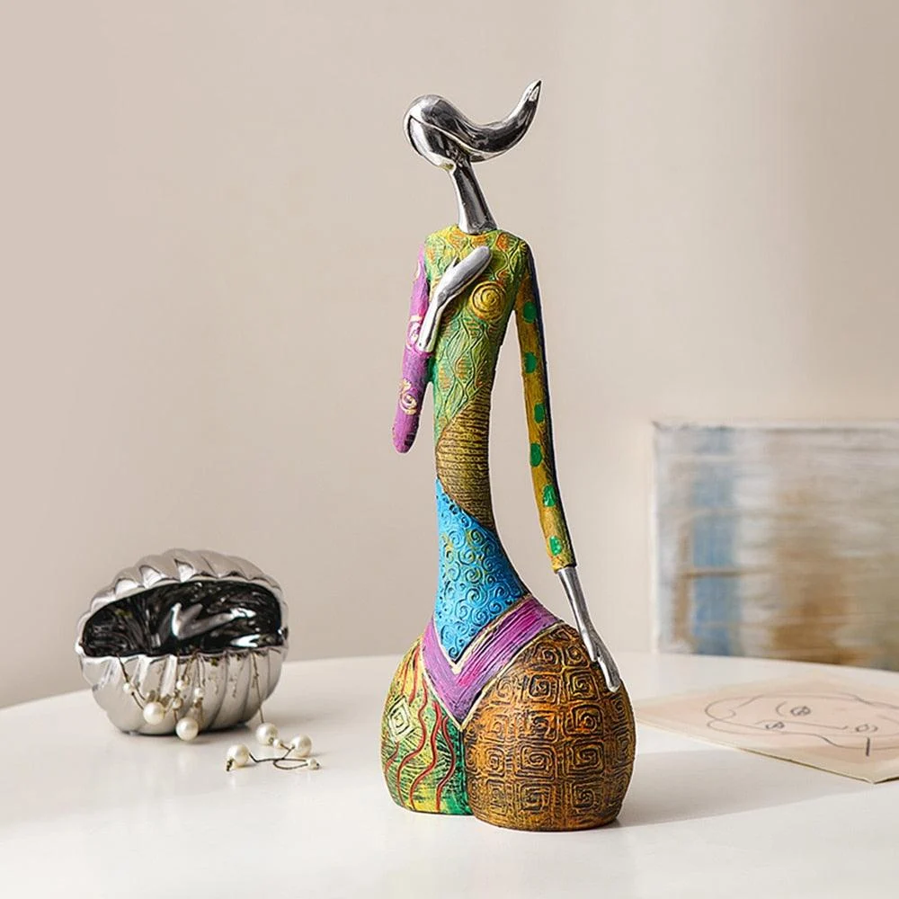 Abstract Cultural Woman Sculpture -  - #tag1#