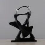 Abstract Dancing Couple Sculpture