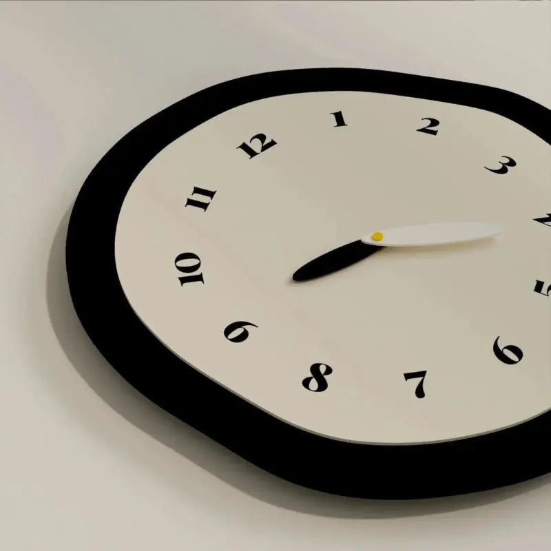 Abstract Design Living Room Wall Clock tag1
