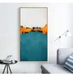 Abstract Dual Color Contrast tag1