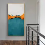 Abstract Dual Color Contrast tag1