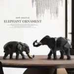 Abstract_Elephant_Figurine_Set_-_-4118349 Abstract Elephant Figurine Set