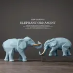 Abstract_Elephant_Figurine_Set_-_-4118369 Abstract Elephant Figurine Set