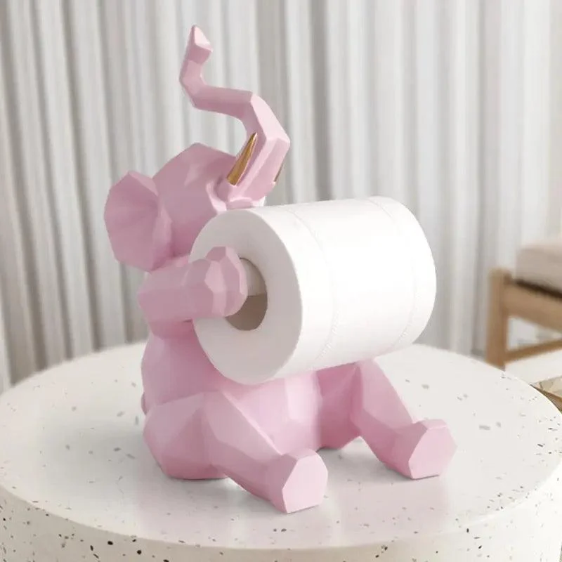 Abstract Elephant Tissue Holder -