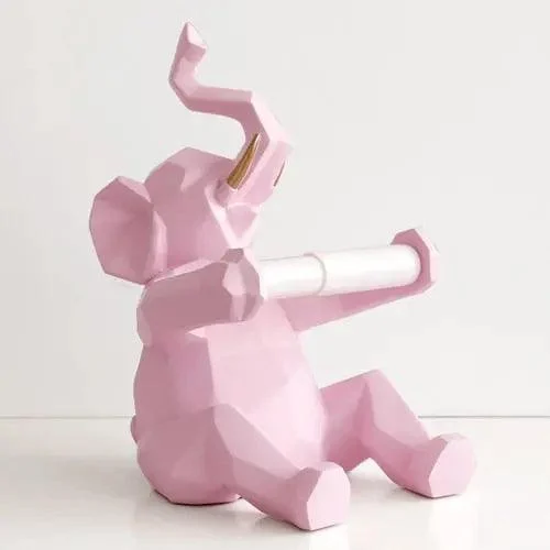 Abstract Elephant Tissue Holder -