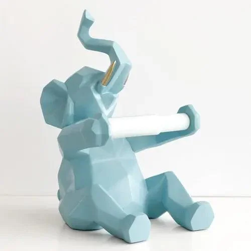 Abstract Elephant Tissue Holder -