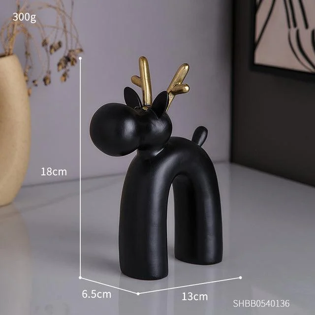Abstract Elk & Cat Ornaments -  - #tag1#