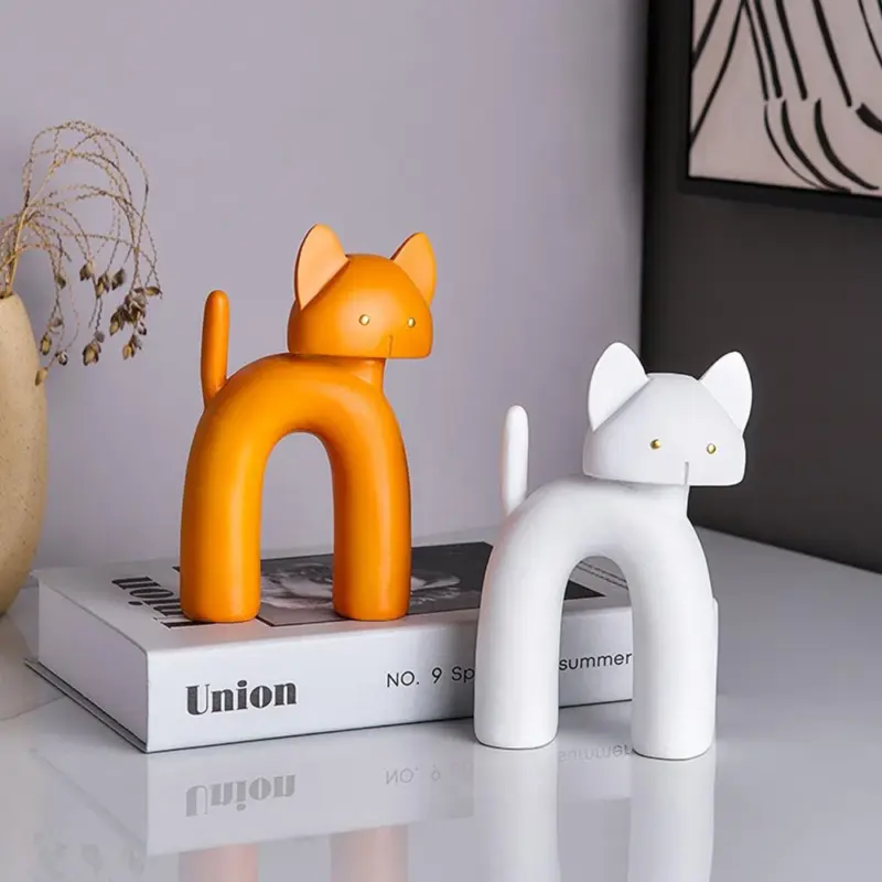 Abstract Elk Cat Ornaments tag1