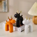 Abstract Elk Cat Ornaments tag1
