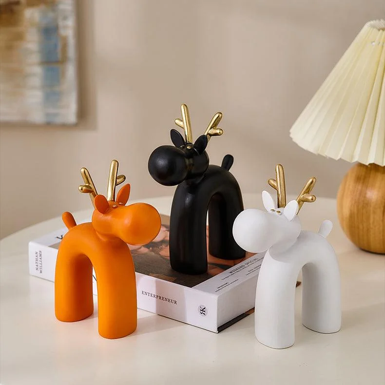 Abstract Elk & Cat Ornaments -  - #tag1#