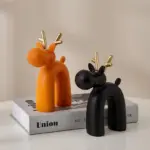 Abstract Elk Cat Ornaments tag1