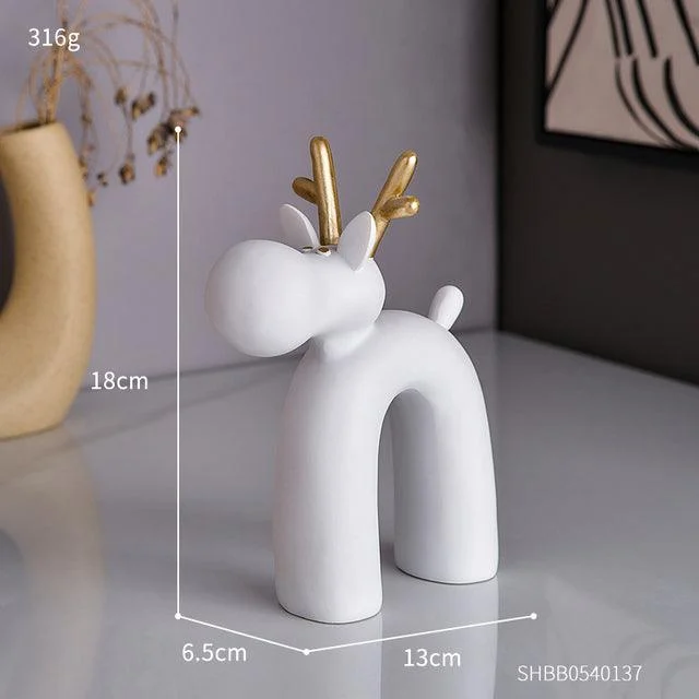Abstract Elk & Cat Ornaments -  - #tag1#