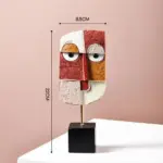 Abstract Face Art Sculpture tag1