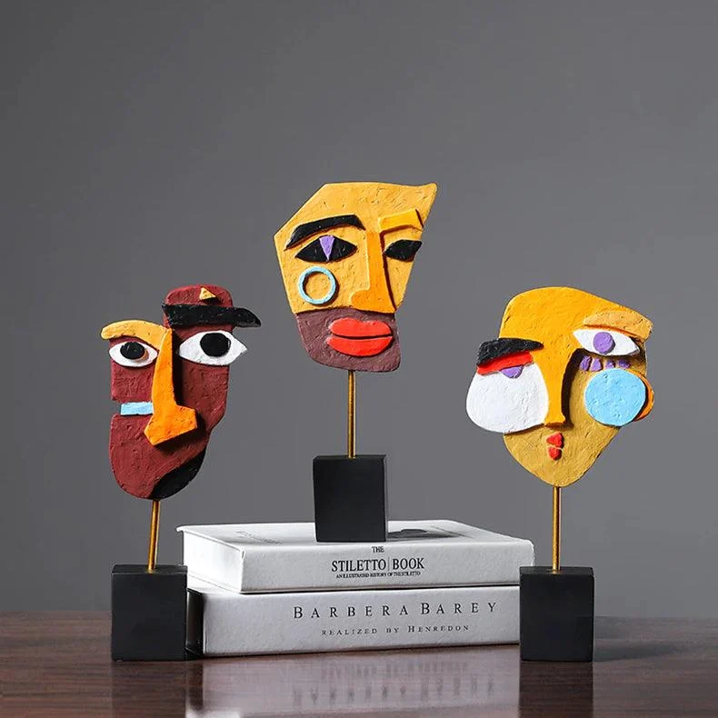 Abstract Face Art Sculpture -  - #tag1#