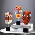 Abstract Face Art Sculpture tag1