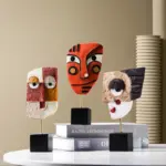 Abstract Face Art Sculpture tag1