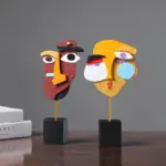 Abstract Face Art Sculpture tag1