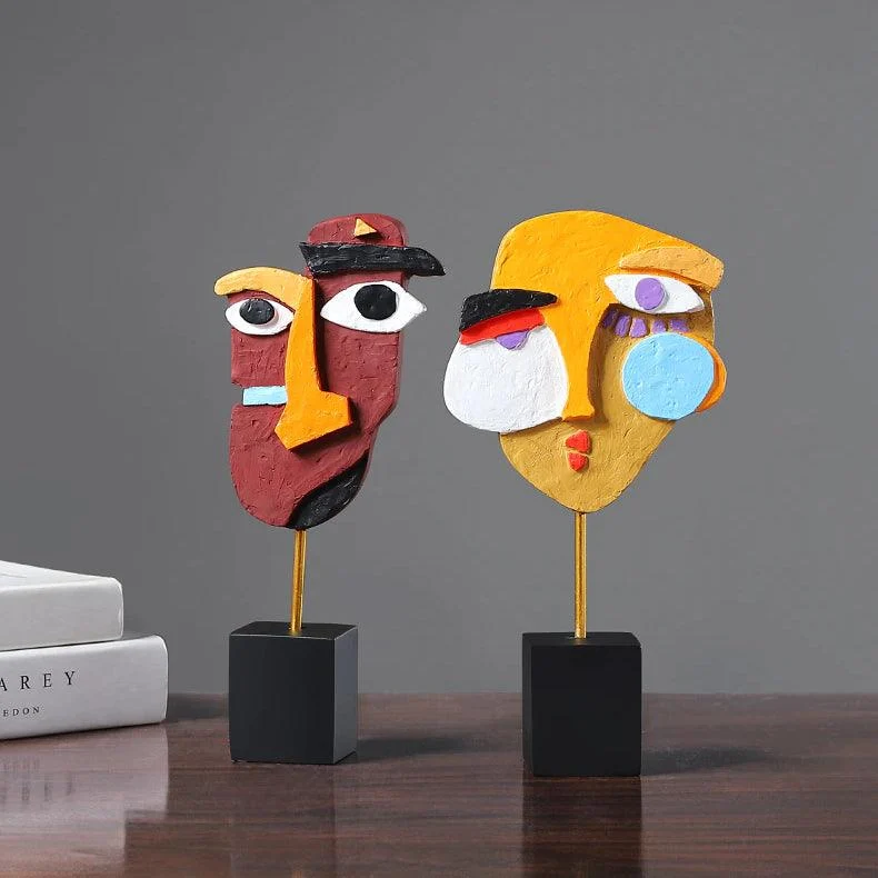 Abstract Face Art Sculpture -  - #tag1#