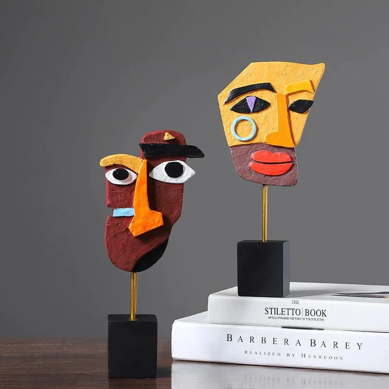 Abstract Face Art Sculpture -  - #tag1#