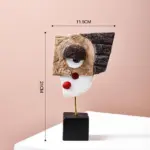 Abstract Face Art Sculpture tag1
