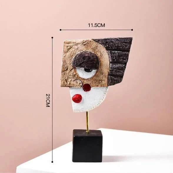 Abstract Face Art Sculpture -  - #tag1#