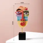 Abstract Face Art Sculpture tag1