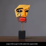 Abstract Face Art Sculpture tag1