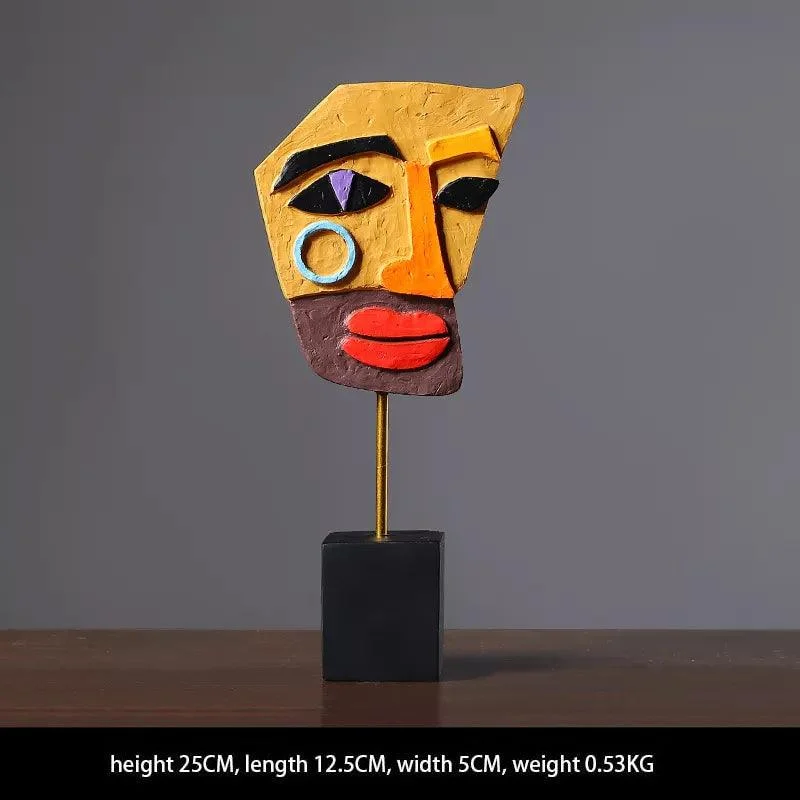 Abstract Face Art Sculpture -  - #tag1#