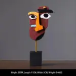 Abstract Face Art Sculpture tag1
