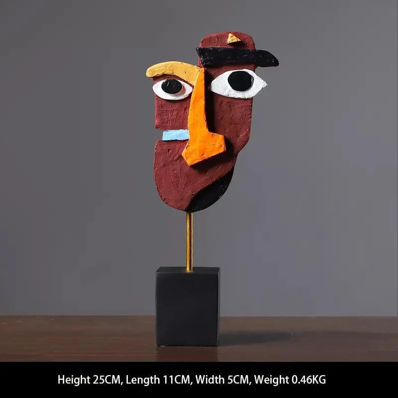 Abstract Face Art Sculpture -  - #tag1#