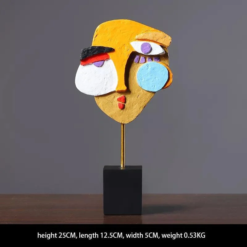 Abstract Face Art Sculpture -  - #tag1#