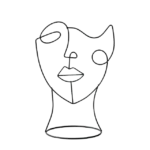 Abstract Face Decorative Sculpture