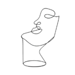 Abstract Face Decorative Sculpture