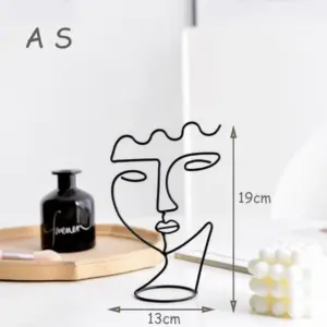 Abstract Face Ornament Decor
