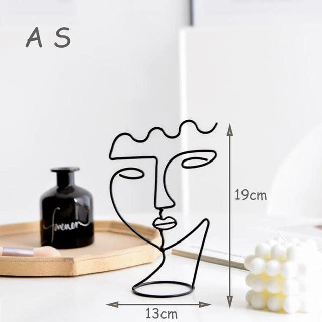Abstract Face Ornament Decor -  - #tag1#