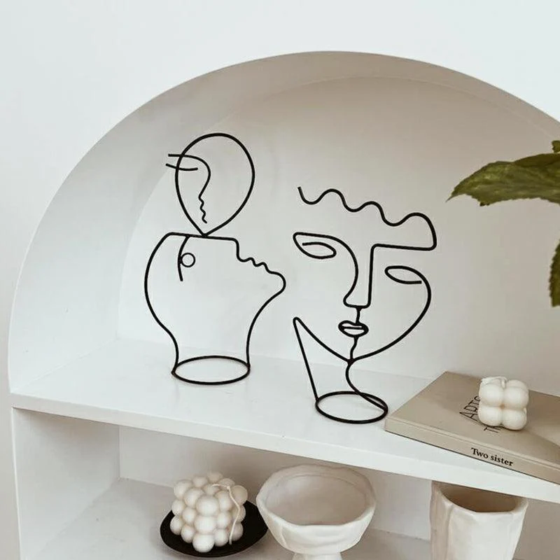 Abstract Face Ornament Decor -  - #tag1#