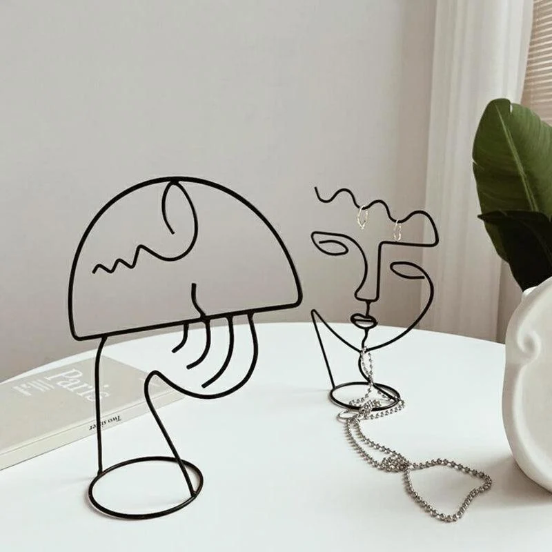 Abstract Face Ornament Decor -  - #tag1#