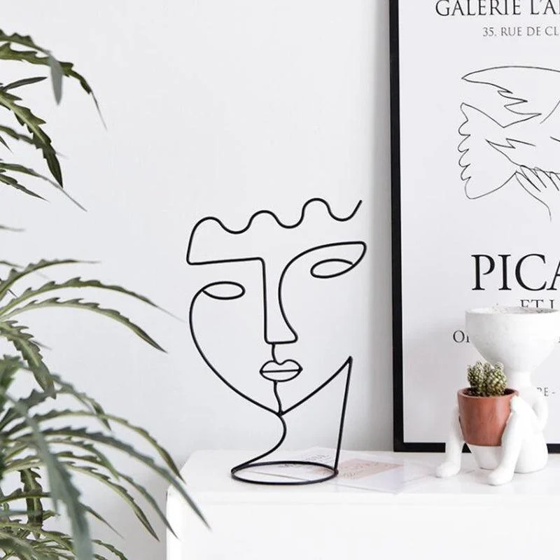 Abstract Face Ornament Decor -  - #tag1#