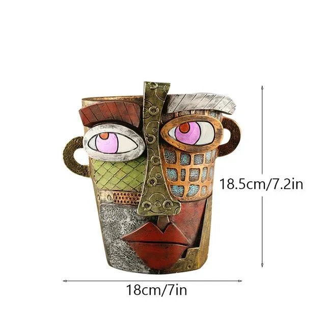 Abstract Face Pot -  - #tag1#