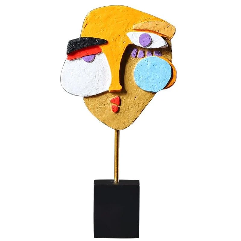 Abstract Face Sculpture -